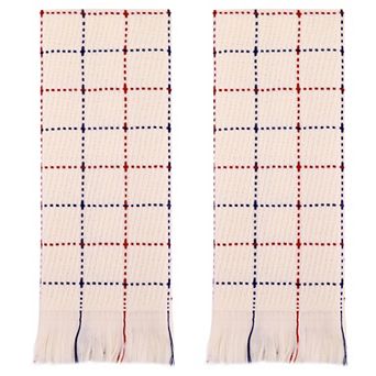 2 Pack Turkish Hand Towel Set Cotton Absorbent Soft Farmhouse Decorative Towels Bathroom 13"x29"