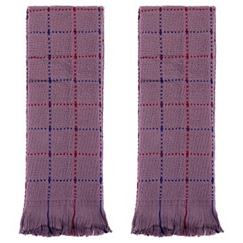 2 Pack Turkish Hand Towel Set Cotton Absorbent Soft Farmhouse Decorative Towels Bathroom 13"x29"