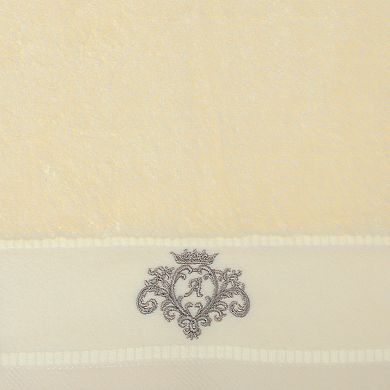 Crown Cartoon Pattern Hand Towels for Bathroom, 2 Pack Cotton Soft Absorbent Hand Towels 13"x30"