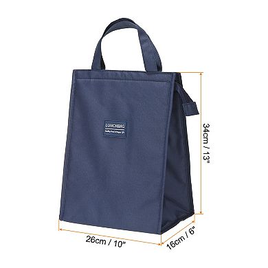 Insulated Lunch Bags, 10"x6"x13" Thermal Lunch Portable Containers Bag