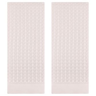 Cotton Hand Towel Set of 2, Solid Waffle Hand Towels, Soft Absorbent Towels for Bathroom, 14"x30"