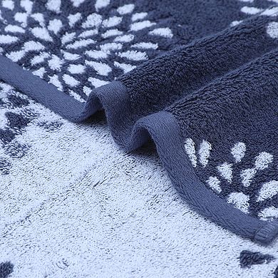 Cartoon Patten Hand Towels, Cotton Absorbent Soft Decorative Hand Towel 14x30 Inch 2 Pack