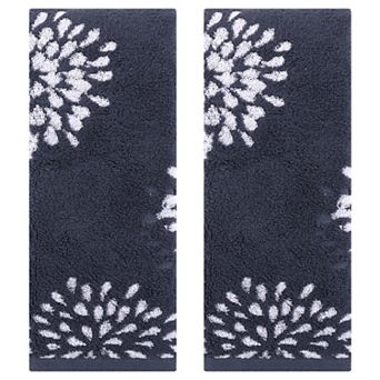 Cartoon Patten Hand Towels, Cotton Absorbent Soft Decorative Hand Towel 14x30 Inch 2 Pack