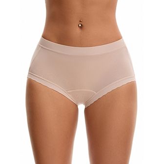 Women's High Rise Modal Underpants Full Coverage Soft Briefs Underwear