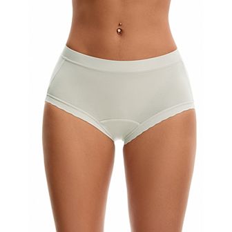 Women's High Rise Modal Underpants Full Coverage Soft Briefs Underwear