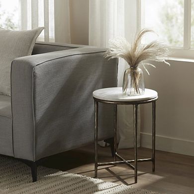 Renwil Pearson Side Table In Brown Color