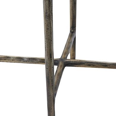 Renwil Pearson Side Table In Brown Color