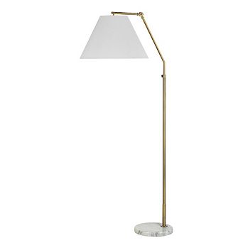 Renwil Claire Floor Lamp In Yellow Color