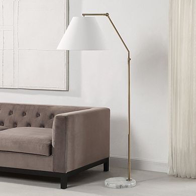 Renwil Claire Floor Lamp In Yellow Color