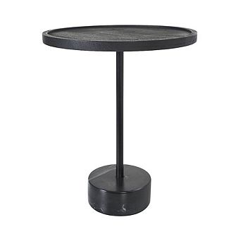 Renwil Samba Side Table In Black Color