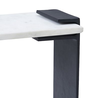 Renwil Dorville Side Table In Black Color