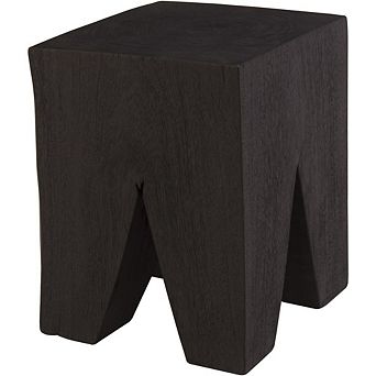 Renwil Congaree BURNED BLACK SIDE TABLE