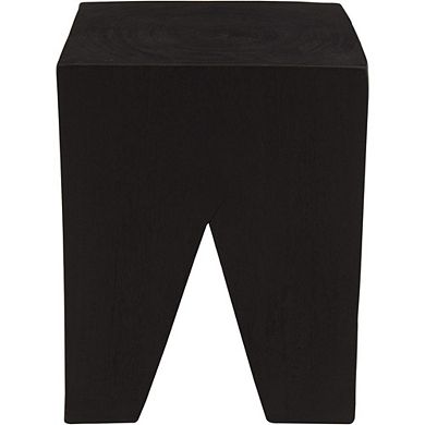 Renwil Congaree BURNED BLACK SIDE TABLE