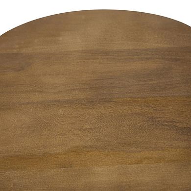 Renwil Honey Side Table In Beige Color