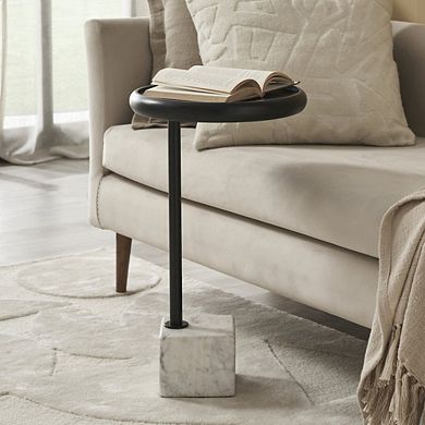 Renwil Hull Side Table In Black Color