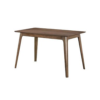 New Classic Furniture Oscar Wood Counter Height Table in Walnut