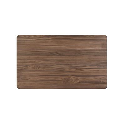 New Classic Furniture Oscar Wood Counter Height Table in Walnut