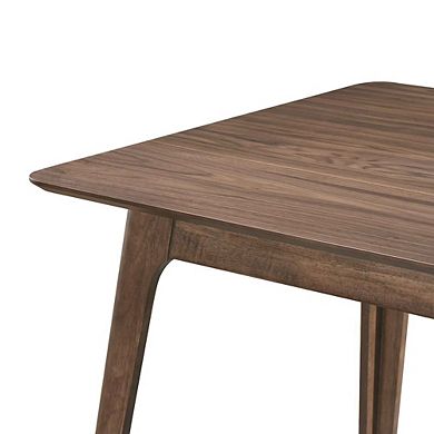 New Classic Furniture Oscar Wood Counter Height Table in Walnut