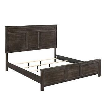 New Classic Furniture Furniture Andover Twin Size Solid Wood Bed in Nutmeg
