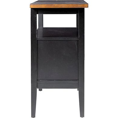 New Classic Furniture Potomac Server-Brown/Black