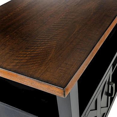 New Classic Furniture Potomac Server-Brown/Black