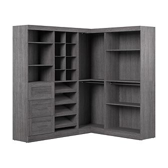 Bestar Pur 83W Walk-In Closet Organizer