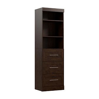 Bush Business Furniture Pur 25W Closet Organizer with Drawers
