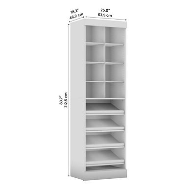 Bestar Pur 25W Closet Shoe Organizer