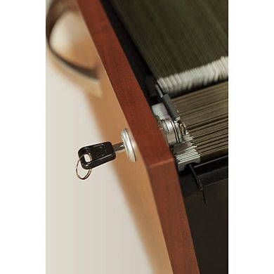 Bush Business Furniture Series C 36W 2 Drawer Lateral File Cabinet, Hansen Cherry/Graphite Gray