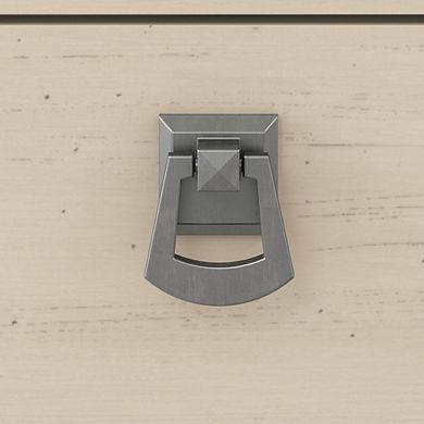 Bush Furniture Salinas Kitchen Pantry Cabinet with Doors, Antique White