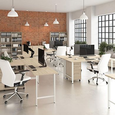 Hustle Tall 5 Shelf Bookcase in Natural Elm