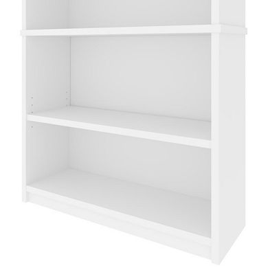 Bestar Universel 36W Bookcase in White
