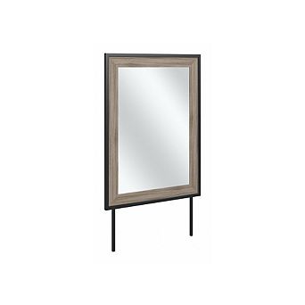 Bush Furniture Atria Bedroom Mirror in Modern Hickory