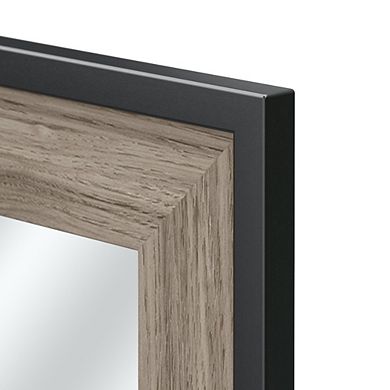 Bush Furniture Atria Bedroom Mirror in Modern Hickory