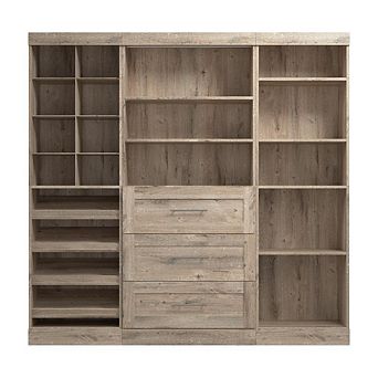 Bestar Pur 86W Closet Organizer System