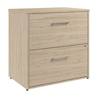 Hustle 2 Drawer Lateral File Cabinet in Natural Elm