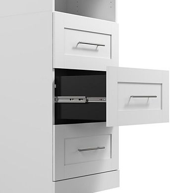 Bush Business Furniture Pur 83W Walk-In Closet Organizer