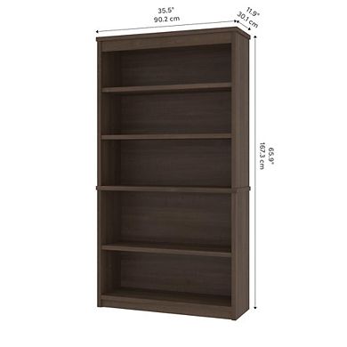 Bestar Universel 36W Bookcase in Antigua