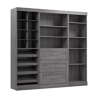 Bestar Pur 86W Closet Organizer System