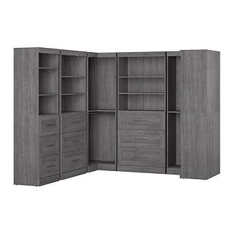Bestar Pur 161W Walk-In Closet Organizer System
