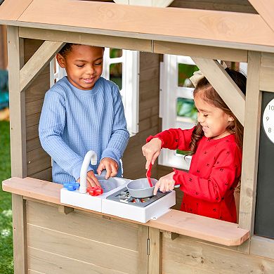 KidKraft Greystone Outdoor Playhouse