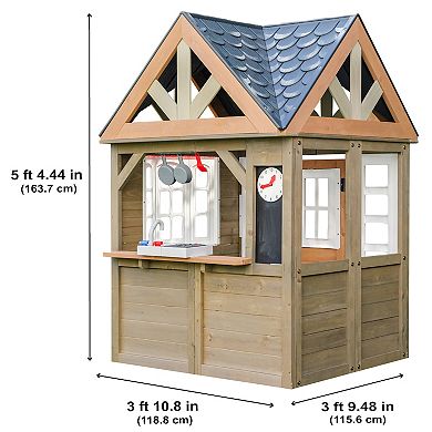 KidKraft Greystone Outdoor Playhouse