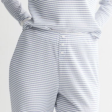 Juniors' Pink Republic Waffle Lounge Pants