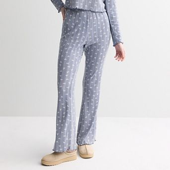 Juniors' Pink Republic Pointelle Lounge Pants