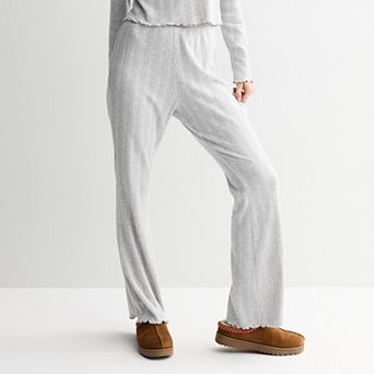 Juniors' Pink Republic Pointelle Lounge Pants