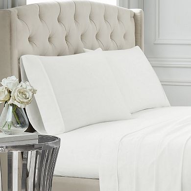 Badgley Mischka 310 Thread Count Cotton Sateen Sheet Set