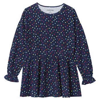 Girls 2-16 Lands' End Long Sleeve Ruffle Tunic Top in Regular & Plus Size