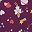 Purple Fairy Hearts