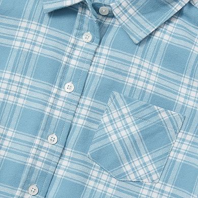 Girls 2-20 Lands' End Long Sleeve Flannel Shirt
