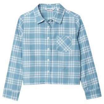 Girls 2-16 Lands' End Long Sleeve Flannel Shirt